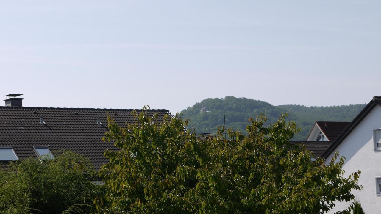 Ferienwohnung Und Gaestezimmer Iburgblick Bad Driburg Exterior foto